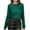 Green, variant on ameIAEA Sequin Tops for Women Long Sleeve Backless Sparkly Blouses Solid Color Dressy Casual Shirts