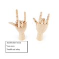 thumbnail image 2 of 7inch Wooden Sectioned Opposable Articulated Left/Right Hand Figure Manikin Hand Model for Drawing, Sketching, Painting (Left+Ri, 2 of 5