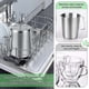 thumbnail image 4 of Jarra Medidora de Acero Inoxidable de 1 L, Medidora de Metal con Asa, con Escala de Onzas y Ml, Apta para Lavavajillas, Jarra para Leche., 4 of 5