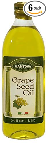 Mantova Grapeseed Oil, 34 Oz (Pack Of 6)