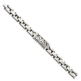 thumbnail image 3 of Stainless Steel Bracelet Contemporary Link, Other Men's 11 mm 8.5 in Chisel Polished and Textured DAD, 3 of 6