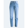 thumbnail image 5 of Free Assembly Women's High Rise Straight Leg Jeans, 30" Inseam, Sizes 0-20, 5 of 5