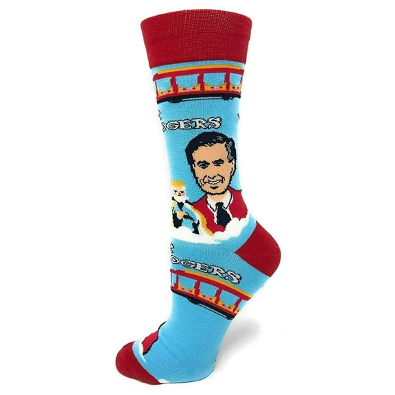 Mister Rogers Neighborhood Good Day Men's Crew Socks | One Size