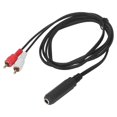thumbnail image 3 of 6.35mm female to dual RCA cable, 4.9 feet., 3 of 5
