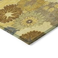 thumbnail image 3 of Addison Rugs Chantille Indoor/Outdoor Transitional Floral Mocha Machine Washable Rectangle Rug, 3' x 5', 3 of 8