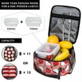 thumbnail image 4 of Hello Kitty Merch Insulated Lunch Bags Sanrio Cartoon Print Food Bag Container Causal Thermal Cooler Bento Box For Outdoor, 4 of 7