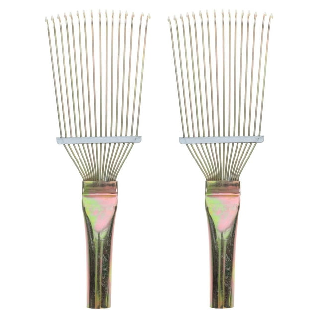 2Pcs Wool Rakes Portable Wool Combs Animal Husbandry Supplies Pet Hair Combs