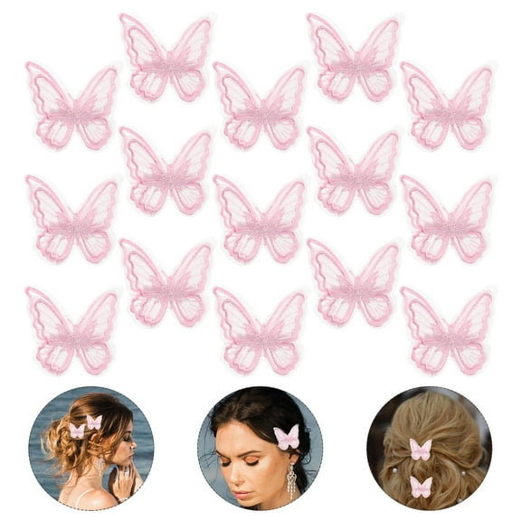 EXHUMKY 20pcs Butterfly Hair Pins For Women Wedding Hair Accessories Casual Outings