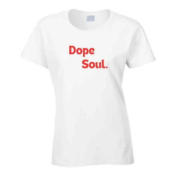Dope Soul Statement Shirt - Gray/Red - Unisex
