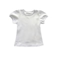 thumbnail image 4 of XQYLOS Girls Puff Short Sleeve T Shirts Crewneck Pleated Solid Comfortable Casual Summer Tee Tops for Kids 1 to 15 Years, 4 of 8