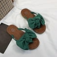 thumbnail image 4 of Summer Daily Flip-Flops Leisure Beach Bow Womens Flat Slippers, 4 of 9