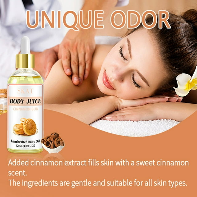 Limited Time Offer! With Dropper Oil, Body Oil Fills Your Skin With Sweet Brightens And Moisturizes Suitable For Girls And Ladies 120ml