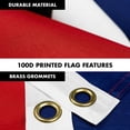 thumbnail image 2 of G128 - 6 Feet Tangle Free Spinning Flagpole (Black) Open Brass Grommets Printed 3x5 ft (Flag Included) Aluminum Flag Pole, 2 of 7