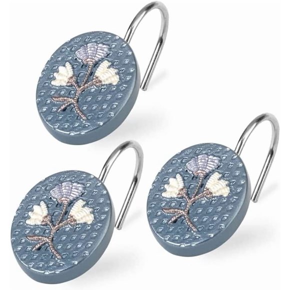 shiyou-Shower Hooks Capri, Slate Blue