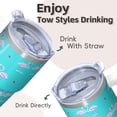 thumbnail image 4 of 20OZ Flamingo Lover Cup with Handle Insulated Tumbler Coffee Mug Perfect Gifts for Women Ideal for Birthday Christmas Celebrations Office Work Travel Outdoor Activities, 4 of 6