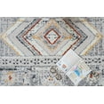 thumbnail image 4 of Furnish My Place Geometric Print Runner Rug - 2 ft. x 8 ft., Light Blue, Rug with Patterned Design, 4 of 8