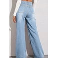 thumbnail image 2 of Womens High Waist Wide Leg Jeans Denim Pants Casual Everyday Durable Versatile Modern Fit Bottoms Comfortable Wear, 2 of 4