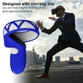 thumbnail image 3 of Pour Oculus Quest 2 Quest2 Accessoires de Sangle de Phalange à Prise en Silicone Lunettes Vr de Réalité Virtuelle 3d Intelligentes Casque (1 Pce, Rouge), 3 of 5
