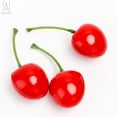 thumbnail image 2 of Gustave 30Pcs Artificial Plastic Cherry Lifelike Simulation Small Cherries Fake Fruit Model Home House Kitchen Party Decoration Desk Ornament, 2 of 9
