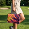 thumbnail image 4 of Whosucclay Soft and Comfortable Seat Cover Protector for 2 Person Club Car, Non-Slip Travel-friendly Seat Cushion Cover 4 Convenient Pockets, Tropical Palm Sunset, 4 of 9