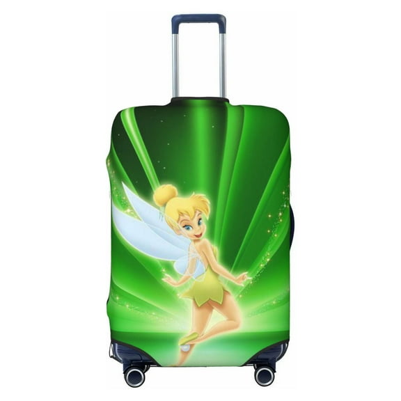 Tinker Bel Luggage Suitcase Covers Elastic Washable Cartoon Luggage Protector Travel Suitcase Protective Cover for Kid And Adult