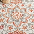 thumbnail image 6 of SAFAVIEH Metro Liadain Floral Area Rug, Gray/Rust, 3' x 5', 6 of 7