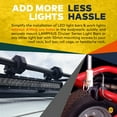 thumbnail image 2 of LAMPHUS Cruizer LED Off-Road Light Horizontal Bar Clamp Mounting Kit 1"/ 1.5"/ 1.75"/ 2" [1 Clamp] [Includes Allen Hex Key] [User-friendly] - For Light Bar Bull Bar Tube Clamp Roof Roll Cage Holder, 2 of 7