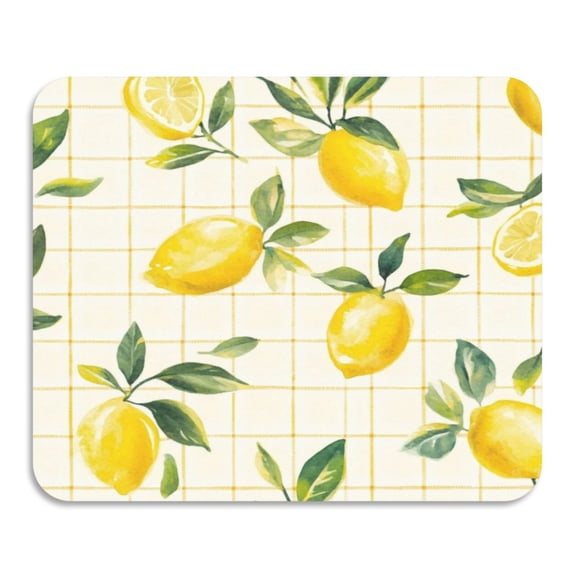 Dish Drying Mat Absorbent Dish Drainer Kitchen Counter 23.6x19.7inch Dish Drying Pad for Countertops, Sinks, Draining Racks Lemons and Leaves