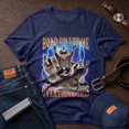 thumbnail image 3 of Jollimate Hold On Let Me Overthink This Shirt, Funny Raccoon Graphic Tee, Humorous Gift for Men, 3 of 6