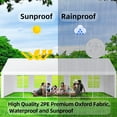 thumbnail image 2 of ChaoLink 13x20 FT Party Tent Heavy Duty Wedding Canopy with White Large Roof,Detachable Sidewalls,and 3 Storage Bags,Outdoor Party Canopy for Wedding Parties,Outdoor Events,and Camping, 2 of 7