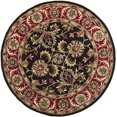 thumbnail image 3 of Safavieh Heritage Chocolate Traditional Rug - Round 8', 3 of 3