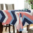 thumbnail image 5 of Yayeee Tablecloths 60" x 108" Rectangle Wrinkle Resistant Party Table Cover, White Geometric, 5 of 8