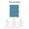 thumbnail image 5 of Rateoe Graduation Hats2 Pattern Flannel Throw Blanket, Ultra-soft Blanket for Bed, Couch, Car, Hypoallergenic Anti-pilling blanket-60"x50"(Vertical), 5 of 6