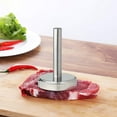 thumbnail image 2 of Fante’s Meat Pounder, Stainless Steel, 5-Inches Tall, 3.25-Inch Surface, For Thin Cutlets, Even Cooking, Everyday, And Holiday Meals, 2 of 5