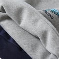 thumbnail image 6 of Duqingm Toddler Baby Boy Clothes Infant Long Sleeve Tops Pants Sweatsuit Outfits (Navy,12-18 Months), 6 of 7