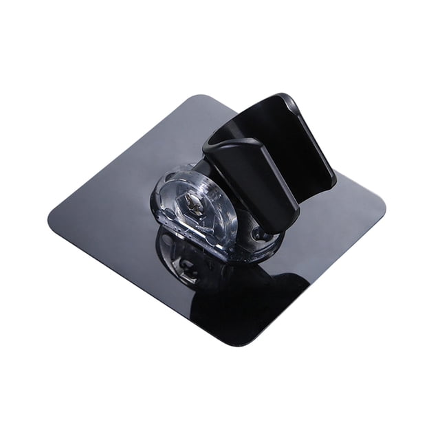 Soporte para cabezal de ducha Soporte para brazo de ducha Perforador Montaje impermeable Soporte para manguera de ducha Negro