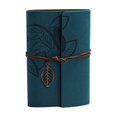 thumbnail image 5 of Cozival Refillable Notebook Binder Vintage Leather Journal with Metal Pendant Embossed Cover A5 Travel Diary for Writing Note Taking Gift for Men Women,5.71x4.13", 5 of 5