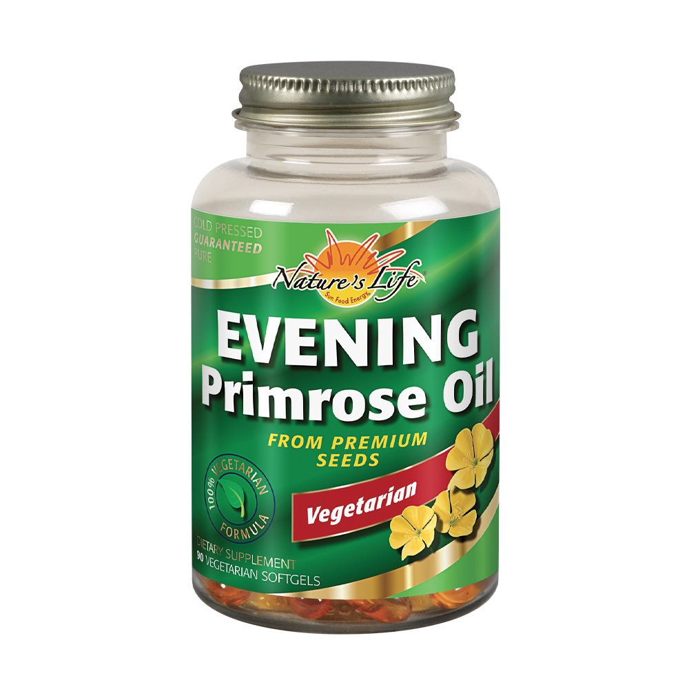 Nature's Life Evening Primrose Oil, Vegetarian PMS & Menopause
