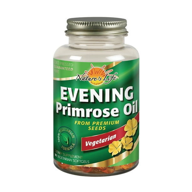Nature's Life Evening Primrose Oil, Vegetarian PMS & Menopause