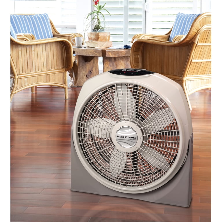 Lasko 20 Wind Tunnel 3-Speed Floor Fan with Remote Control, A20700, Gray,  23.25L, New - Walmart.com