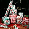 thumbnail image 6 of Twfbrm Christmas Wrapping Paper Roll, 17"x120" Metallic Foil Colorful Dots Print Wrapping Paper, Shiny Xmas Present Decorative Paper Christmas Gifts Wrapping Paper for Birthday Wedding Party, 6 of 6