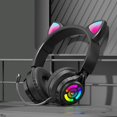 thumbnail image 1 of Black, Wireless Headphones with Microphone for PS4, PS5, XBox, PC, 1 of 1