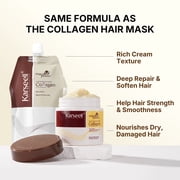 Karseell Collagen Hair Treatment Deep Repair Conditioner Argan Oil Keratin Hair Treatment For Dry Damaged Bleached & All Hair Types. 16.9 oz 500ml