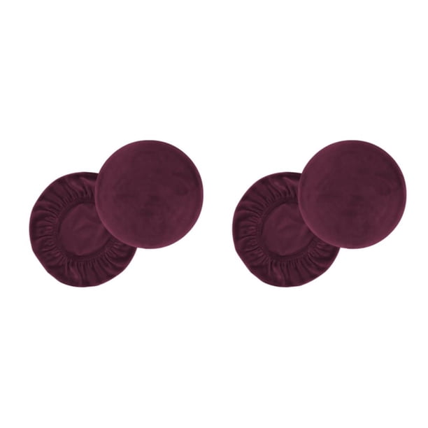 Fundas para taburete Naiovety Vino rojo 2piezas