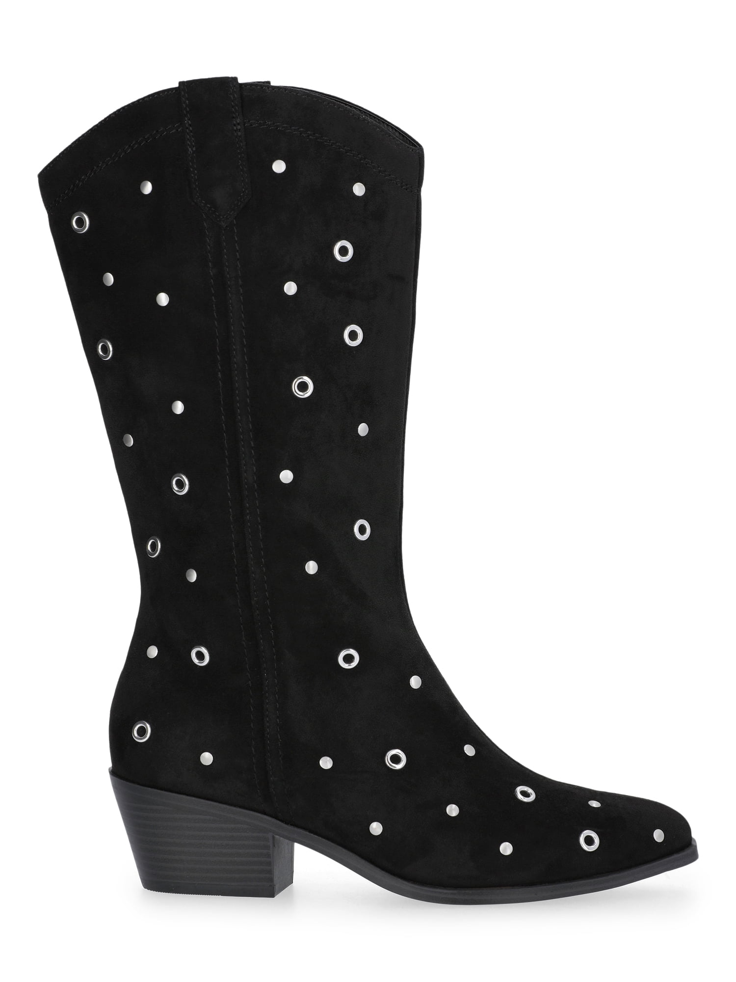 No Boundaries Women's Western Grommet Boots