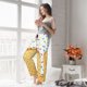 thumbnail image 5 of Fotbe White Ice Cream Pantalones de Pijama para Mujer, Pantalones de Dormir, Pantalones Pj con Cordón y Bolsillos-3X-Large, 5 of 6