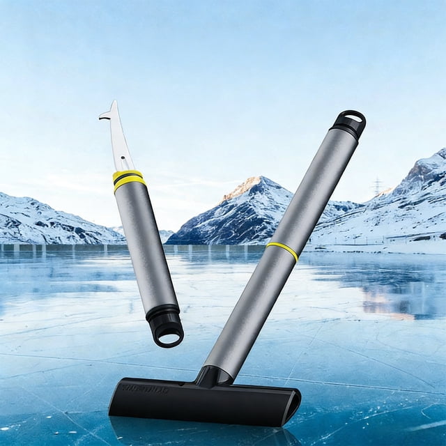 Dvkptbk Car Snow Removal Shovel Car Mounted Multifunctional Snow Removal Tool Window Glass Snow Removal Multifunctional Car Snow Removal Shovel home decor