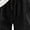 Black, variant on Bermuda Shorts for Women Summer Lightweight Elastic Waist Straight Leg Relaxed Fit Cotton Linen Shorts with Pockets