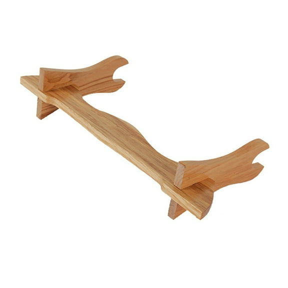 Detachable Storage Rack Wooden Display Shelf for Sword Holder Organizer Single Layer