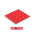 thumbnail image 1 of Mohdy Soundproofing Foam Wall Sticker 25X25X5Cm Red,Acoustic Foam Panel Sound Stop Absorption Sponge Studio Ktv Soundproof,Include：1X Soundproofing Sponge Wall Sticker, 1 of 2